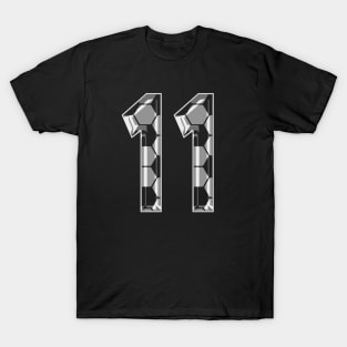 Soccer Number 11 Soccer Jersey #11 Soccer Mom Player Fan T-Shirt